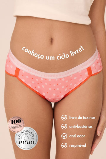 calcinha absorvente - hipster flow grls