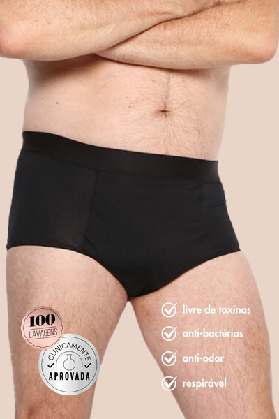 cueca absorvente incontinência - dry men