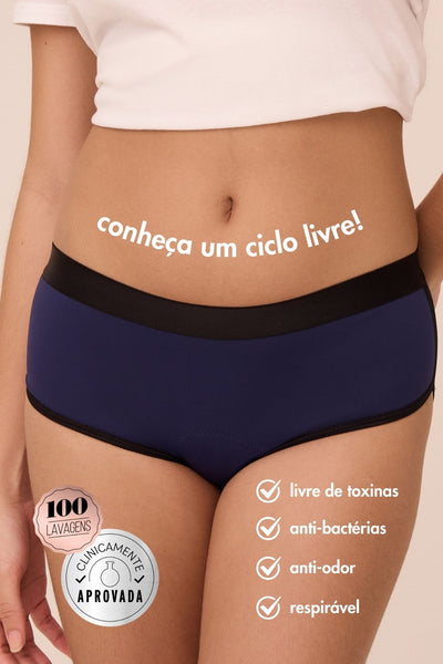 calcinha shorts absorvente - dreamer grls