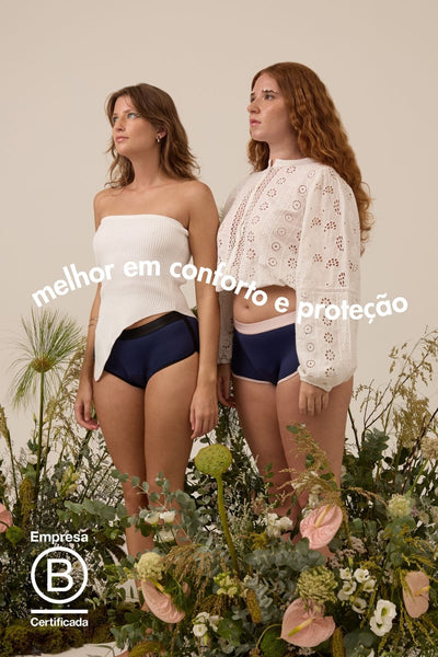 calcinha shorts absorvente - dreamer grls